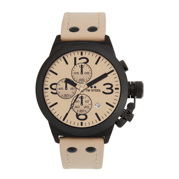 TW Steel Beige Black Chrono Men's Watch | CS117